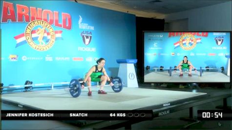 Jennifer Kostesich Snatch 64 kgs