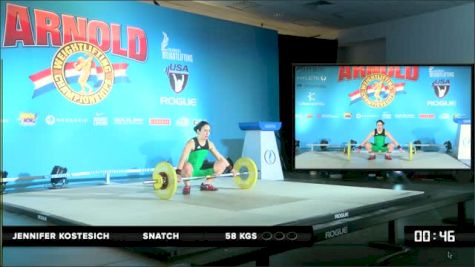Jennifer Kostesich Snatch 58 kgs