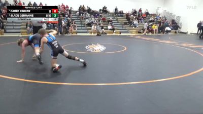 J-13 lbs Semifinal - Slade Germaine, Big Game Wrestling Club vs Gable Riniker, East Buchanan