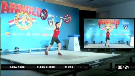 Sara Carr CJ 71 kgs