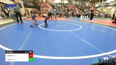 52-55 lbs Quarterfinal - Sutton Stites, Raw Wrestling Club vs Tucker Scott, Coweta Tiger Wrestling