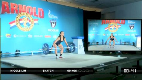 Nicole Lim Snatch 60 kgs 2