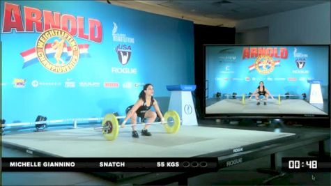 Michelle Gianinno Snatch 55 kgs