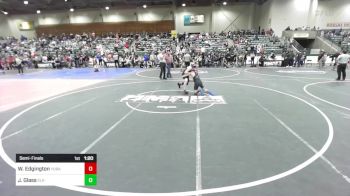 130 lbs Semifinal - Wyatt Edgington, Yuba Sutter Combat vs Josylyn Glass, Elk Grove Wr Ac