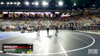 1A 126 lbs Champ. Round 1 - Derrique Mytial, Gateway (Fort Myers) vs Mason Medina, Bishop Moore School