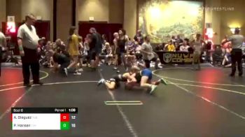 78 lbs Round 3 (4 Team) - Parker Hansen, The Untouchables Purple vs Alejandro Dieguez, The Untouchables Black