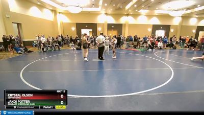 105 lbs 5th Place Match - Crystal Olson, Top Of Utah vs JaKoi Potter, Cougars Wrestling Club