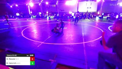 58 lbs Consi Of 8 #2 - Waylon Ressler, DC Elite vs McCoy Heinrich, American Outlaws Wrestlin