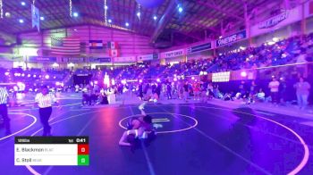 126 lbs Consi Of 16 #2 - Elisha Blackmon, Black Fox Wrestling Academy vs Cade Stoll, Bear Cave WC