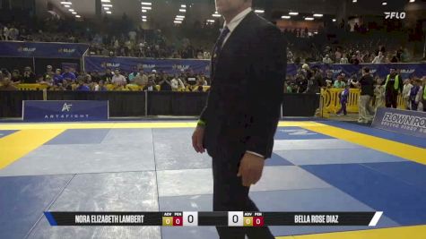 Bella Rose Diaz vs Nora Elizabeth Lambert 2026 Pan Kids Jiu-Jitsu IBJJF Championship