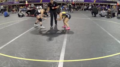 124 lbs Round 1 (16 Team) - Sophia Renteria, Adrian College vs Leah Chandler, Wartburg