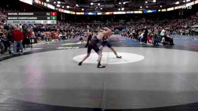4A 138 lbs Cons. Round 1 - Rafael Rodriguez, Filer vs Mauro Christiansen, Marsh Valley