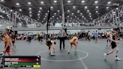 76 lbs Round 3 (8 Team) - Brody Gross, Ohio Gold vs Owen Macoff, Junior Terps Express