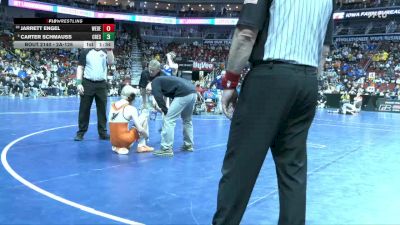 2A-126 lbs Champ. Round 2 - Jarrett Engel, West Delaware, Manchester vs Carter Schmauss, Crestwood, Cresco