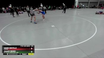 215 lbs Cons. Round 4 - Gavin Gentille, Illinois vs Mason Negro, KT 3 Style Wrestling Club