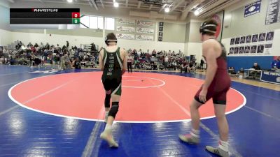 132 lbs Quarterfinal - Luke Horne, Ellsworth vs Chase Frost, Bonny Eagle