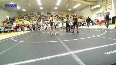 117 lbs Consi Of 4 - Tristan McCllelan, Tulsa Union Girls vs Macee Kester, Tahlequah Wrestling Club