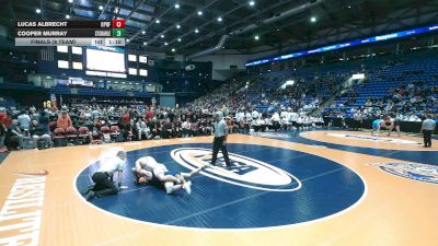 215 lbs Finals (8 Team) - Lucas Albrecht, Oak Park (O.P.-River Forest) vs Cooper Murray, St. Charles (East)