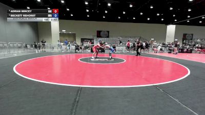 132 lbs 5th Place Match - Adrian Mincey, Simley - MN Elite vs Beckett Rehorst, Heartland Wrestling Academy