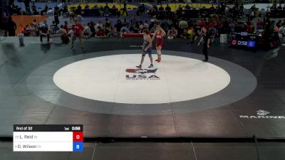 144 lbs Rnd Of 32 - Luke Reid, IN vs Dominic Wilson, TX