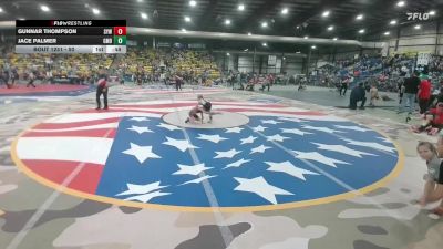50 lbs Quarterfinal - Gunnar Thompson, Sturgis Youth Wrestling vs Jace Palmer, Glendive Mat Devils