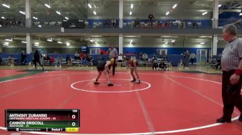 110 lbs Placement Matches (16 Team) - Anthony Zuranski, Contenders Wrestling Academy vs Cannon Driscoll, Westshore