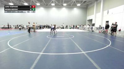 160 lbs Round Of 16 - Luke Tompkins, NJ vs Moses Destiny, RI