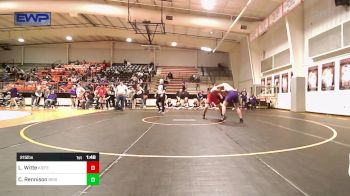 215 lbs 5th Place - Luke Witte, Kiefer High School vs Charlie Rennison, Bristow High School