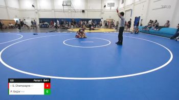 120 lbs Cons. Round 1 - Gabriel Champagne, NorCal Takedown vs Pratham Gajjar, Milpitas WC