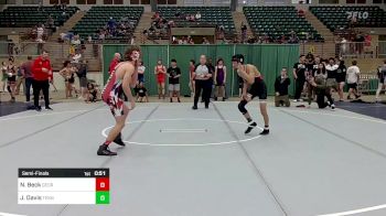 125 lbs Semifinal - Nolan Beck, Georgia vs Jin Davis, Teknique Wrestling