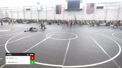 172 lbs 5th Place - Magnus Cryer, Reverence Grappling vs Thiago Ramirez, Silverback WC