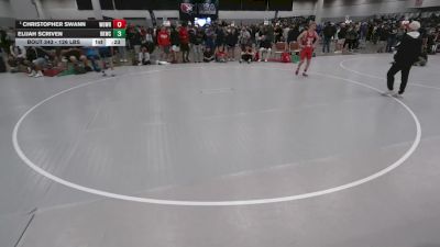 126 lbs Cons. Sub-quarters - Christopher Swann, Woodshed Wrestling vs Elijah Scriven, Bad Karma Wrestling Club