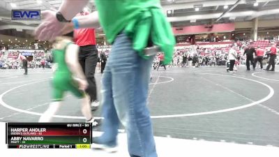 50 lbs Champ. Round 1 - Harper Andler, Ogden`s Outlaws vs Abby Navarro, Pratt