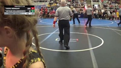 65 lbs Champ. Round 2 - Nadia Weingart, Lady Warriors Wrestling Club vs Brynlee Hollandsworth, GGB Ohio
