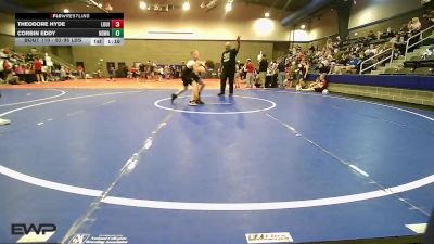 92-96 lbs Rr Rnd 2 - Theodore Hyde, Louisiana Muggers vs Corbin Eddy, North Desoto Wrestling Academy
