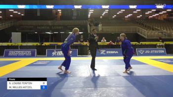 SCARLETT LOUISE FENTON vs MAZZIE MILLES HETZEL 2024 Pan Kids Jiu-Jitsu IBJJF Championship