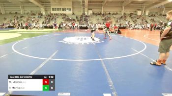 113 lbs Rr Rnd 1 - Michael Malizzio, Illinois Menace vs Pepper Martin, University Hawks Wrestling Club