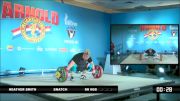 Heather Smith (75+) Snatch 3 98 kgs