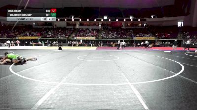 149 lbs Round Of 64 - Lige Reed, Wayne State College vs Camron Crump, Life