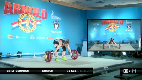 Emily Derohan Snatch 3 78 kgs