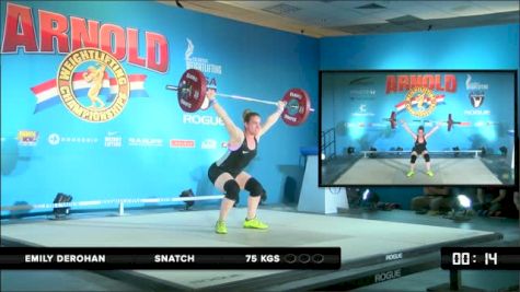Emily Derohan Snatch 2 75 kgs