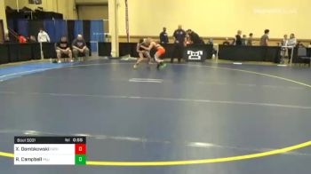 107 lbs Consolation - Xavier Dombkowski, Cathedral Prep vs Ryder Campbell, Palisades