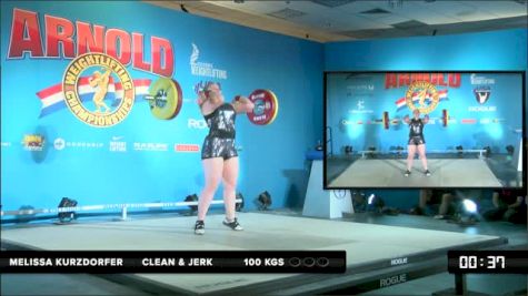 Melissa Kurzdorfer CJ 2 100 kgs