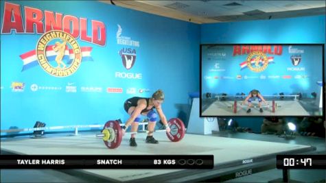 Tayler Harris Snatch 1 83 kgs