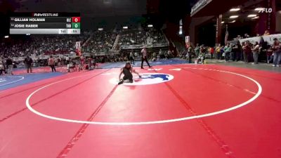 125 lbs Cons. Round 1 - Josie Raber, Thunder Basin vs Gillian Holman, Glenrock