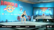 Natalie Johnson Snatch 2 75 kgs 2
