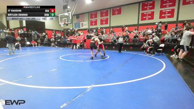 132 lbs Consi Of 8 #1 - JT Vaughn, Skiatook HS vs Brylen Dennis, Dewar HS Boys