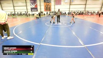 110 lbs Rd# 5- 3:45pm Friday Final Pool - Karson Roeber, Legends Of Gold vs Grady Hayden, Terps Xtreme