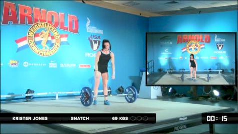 Kristen Jones (58) Snatch 2 69 Kgs