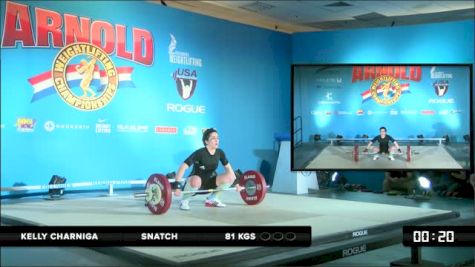 Kelly Charniga Snatch 3 81 kgs